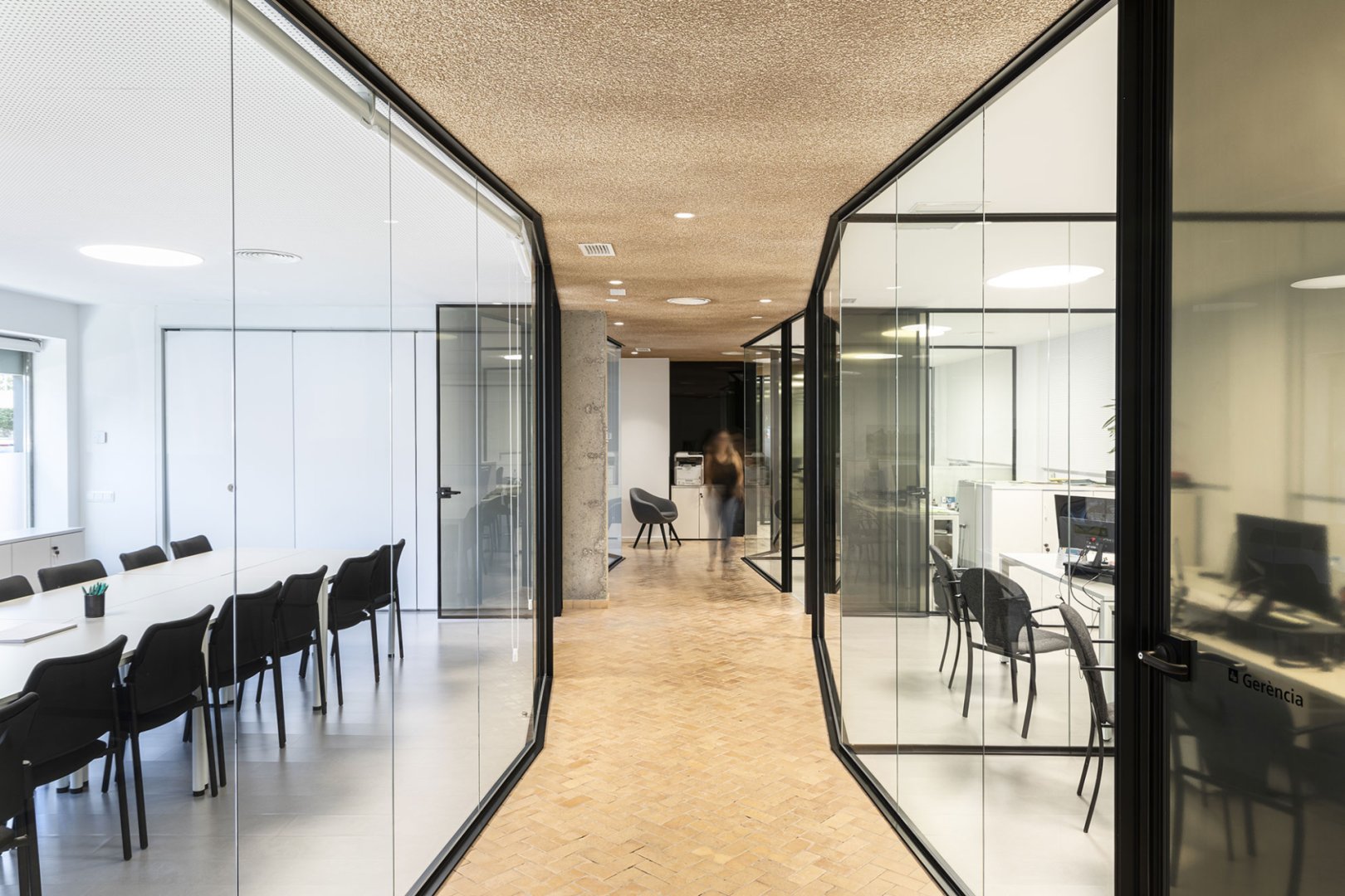 Mampara a medida oficina